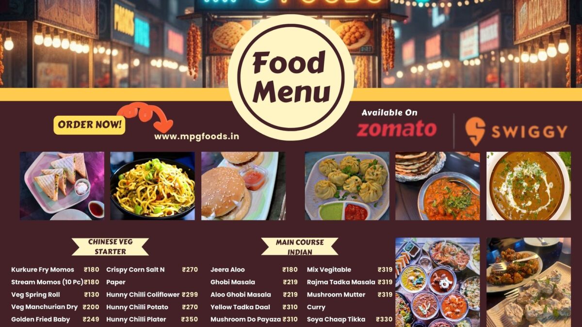 MPG Foods Menu Panchkula