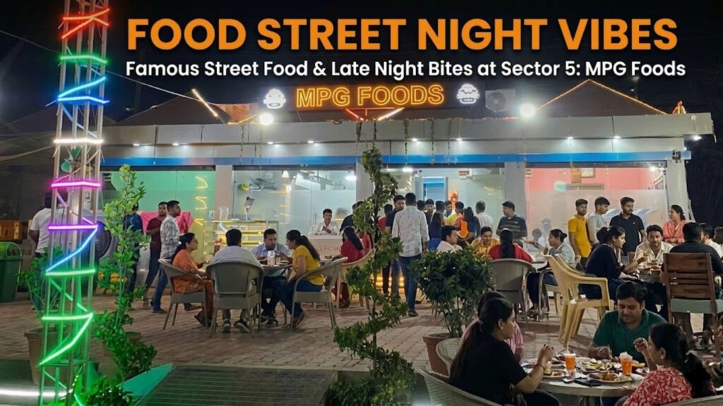 Night Food Street Panchkula
