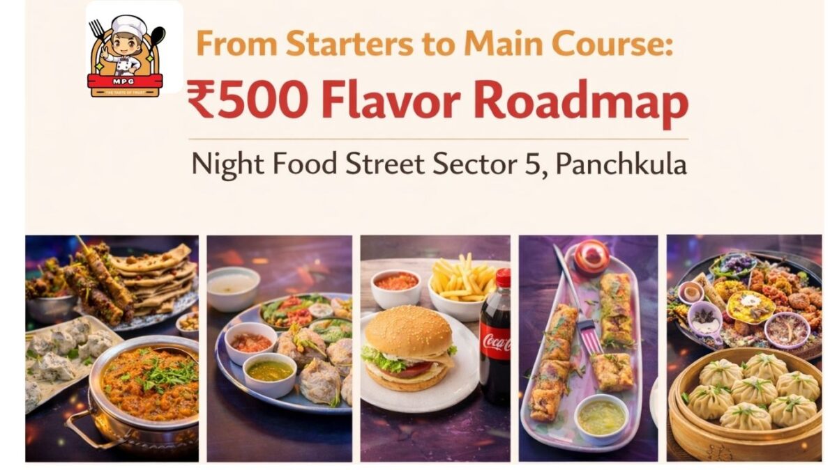 Night Food Street Panchkula