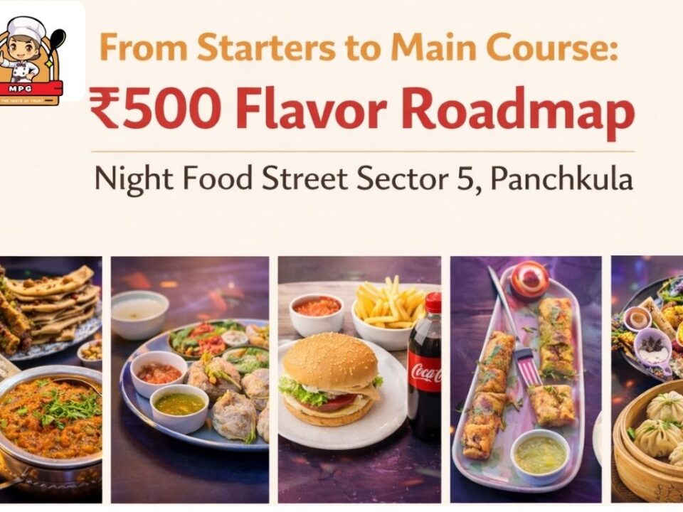 Night Food Street Panchkula
